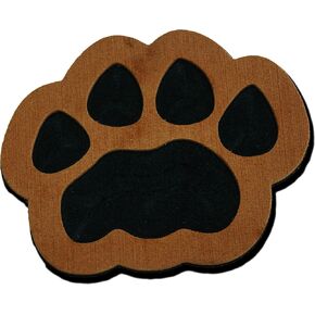 Snowboard Stomp Pad - Snow Leopard PAW - Brown