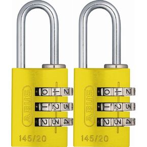 ABUS Black Lockout Tagout Premium Solid Body Safety Padlock - OSHA Compliant Loto Lock Insulated Against Electric Shock, Keyed Different, 1 Key Per Lock