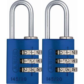 قفل أمان Abus أصفر 1-1/2 بوصة 74/40 KD قفل مختلف بمفتاح غير موصل مع تكبل 1-1/2 بوصة، عدد 1