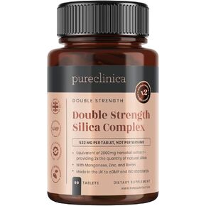Double Strength Silica Complex – 18 Month Supply! (2000mg Horsetail Extract x 540 Tablets(6 Bottles of 90))