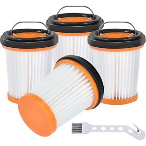 WV201 Filter Replacement for Shark Wandvac ION W1 S87 Cordless Handheld WV200 WV201 WV205 WV220 WV200C WV221 WV201BK Wand Stick Vacuum, 6 Pack Handheld Vacuum Filters, Part #XHFWV200