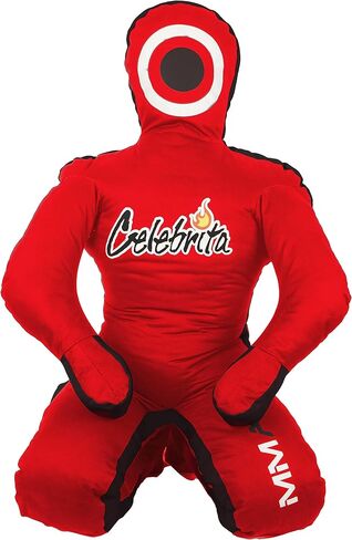 دمية الجودو للتثقيب - وضعية الجلوس والأيدي الأمامية MMA382 (اختر الدمية الخاصة بك) (قماش-أحمر، 70 بوصة حتى 55 كجم/121 رطلاً) in Kuwait