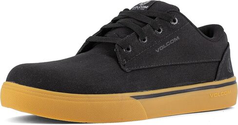 Volcom True Men's, Black, Comp Toe, SD, Slip Resistant, Skate Style, Work Shoe (8.5 W) in Saudi Arabia