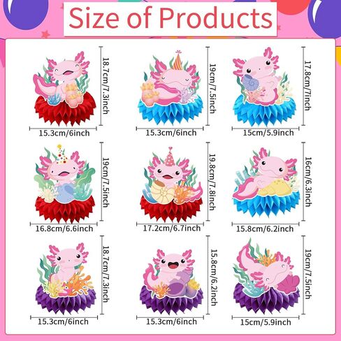 Horse Birthday Decorations for Girls - Refavor 9PCS Horse Party Table Decorations Chic Horse Honeycomb Centerpiece Decorations Western Cowgirl Party Decor Girls Horse Baby Shower Decorations in Saudi Arabia