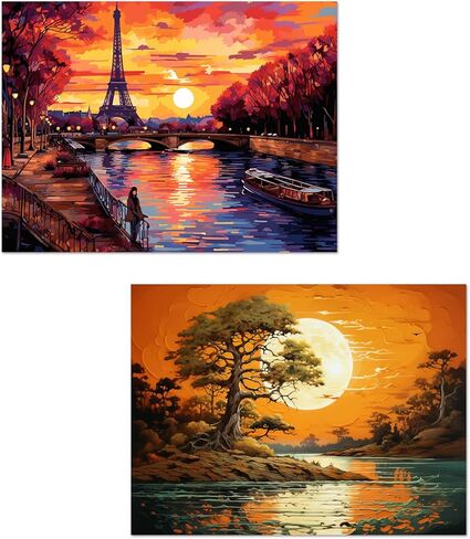 Sea Animals Diamond Art Painting Kits for Adults 2 Pack Sea Animals Diamond Art Kits DIY 5D Full Drill Crafts Diamond Dots Seahorse Turtle Gem Painting Art Kits Home Wall Decor Gifts 12x16inch in Saudi Arabia