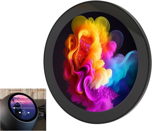 شاشة لمس دائرية، 4 بوصة بدقة 720 × 720 بكسل، تحكم باللمس سعوي 10 نقاط، شاشة LCD شفافة DSI مع تصفيح كامل لـ 4B 3B 3A CM3+ 4 in Saudi Arabia