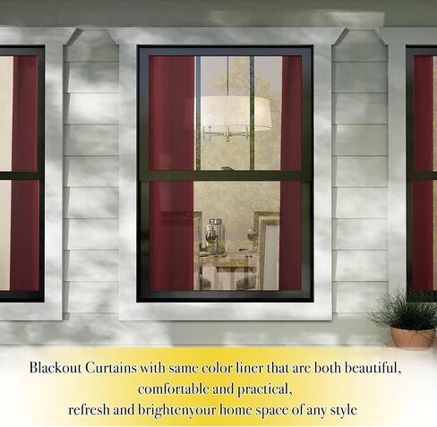 NICETOWN 100% Blackout Warm Curtain Panels for Winter, Thermal Insulated Lined Curtains for Nursery Room, Noise Reducing and Cold Blocking Drapes for Kis' Room Windows (Set of 2, Sea Teal, W42 x L63) in Saudi Arabia