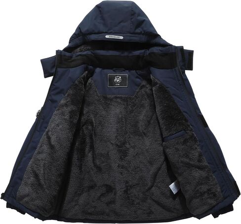 Kid's Waterproof Ski Jacket Warm Winter Coat Boys Snowboarding Jackets Outdoor in Saudi Arabia