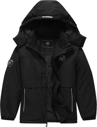 Kid's Waterproof Ski Jacket Warm Winter Coat Boys Snowboarding Jackets Outdoor in Saudi Arabia