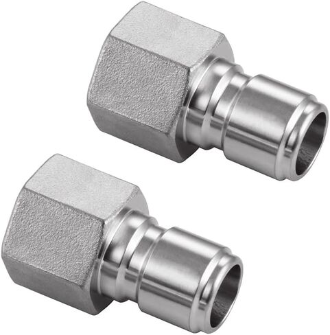 مجموعة قطع الاتصال السريع من الفولاذ المقاوم للصدأ، مجموعة موصلات تخمير منزلية 1/2 بوصة (ذكر بارب/أنثى MPT) in Kuwait