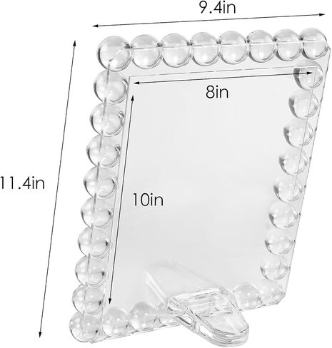 Crystal 5x7Inch Picture Frame Decor, Wedding Frame Tabletop Display, Display Pictures 5''x 7'', Comes with Gift Box in Saudi Arabia