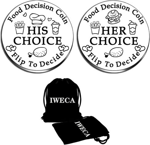 Coin for Women Men Stainless Steel Double Sided Coin Funny Valentines Gifts for Her Him in Saudi Arabia