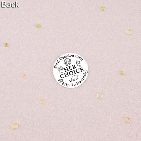 Coin for Women Men Stainless Steel Double Sided Coin Funny Valentines Gifts for Her Him in Saudi Arabia