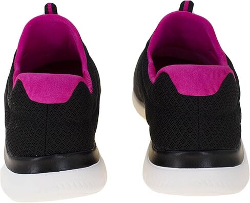 Skechers Sport Women's Summits Sneaker, Black/Fuchsia, 9.5 W in Saudi Arabia