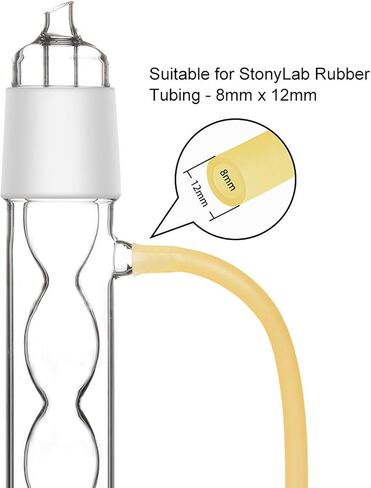 stonylab Borosilicate Glass Soxhlet Extraction Apparatus, 40/38 Soxhlet Extractor and Allihn Condenser with Two 250 ml 24/40 Flat Bottom Flasks Lab Extraction Essentials in Saudi Arabia