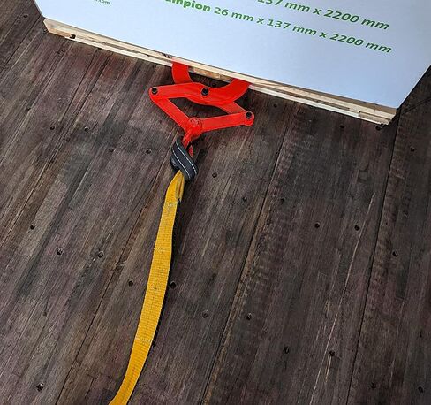 ساحبة البليت، 4409 رطل 2 طن مشبك ساحبة صناعي، فتحة الفك 5.9 بوصة، مشبك مقص من سبائك الصلب شديد التحمل، خطاف سحب خطاف سحب البليت، أداة رفع لسلسلة الرافعة الشوكية، أحمر in Saudi Arabia