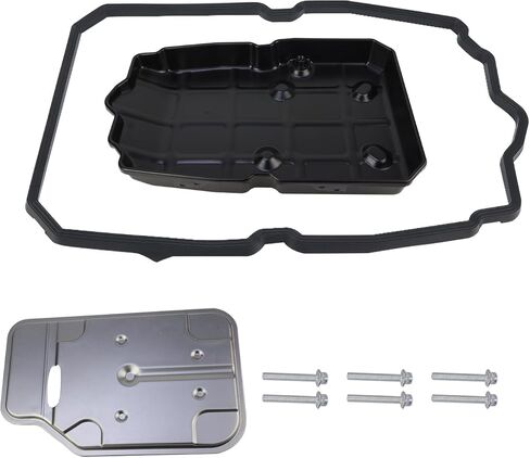 Automotive Transmission Oil Pan Set 8pcs for Mercedes-Benz 722.9 C250 C300 C350 CL550 CLS550 E250 E300 E350 G550 GL350 ML350 S550 SL550 SLK350 2212770100 2202710380 0049903512 2222700512 (9 piece set) in Saudi Arabia