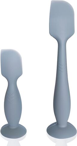 Baby Diaper Cream Spatula, 2 Pack Pink Butt Paste Spatula, Soft Silicone Diaper Cream Applicator, Full-Size + Mini Butt Spatula Baby with Suction Base for Babies, Newborn Baby Necessities in Saudi Arabia