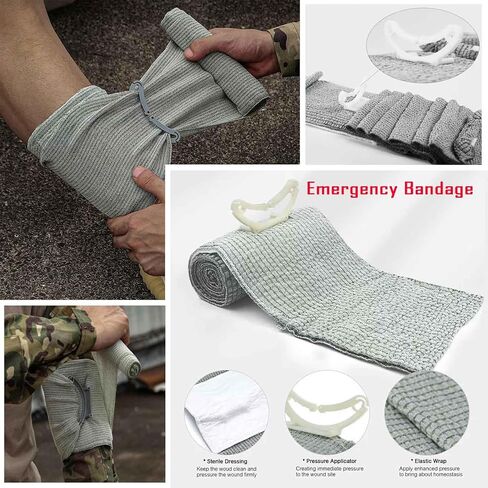 Tactical Ifak Trauma Kit, Emergency First Aid Bleeding Control Ifak Kit, Snake Bite Kit, Bee Sting Kit, Venom Extractor Suction Pump, Bite and Sting First Aid Supplies in Saudi Arabia