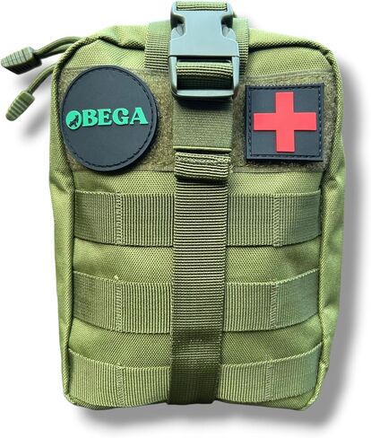 250 Pieces Survival First Aid Kit Emergency, for Outdoor Activities, Camping, Hiking, Fishing, Hunting, Military-Style Kit, Trauma Bag, Adventure Essentials in Saudi Arabia