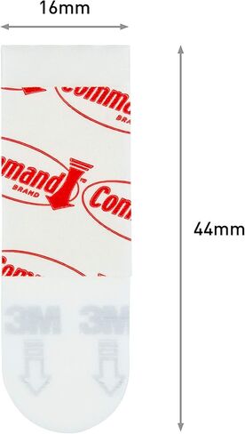 Command Poster Strips, Damage Free Hanging Poster Hangers, No Tools Wall Hanging Strips for Posters, 48 White Command Adhesive Strips in Saudi Arabia