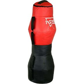 MMA Floor Grappling Dummy with Handles Ground and Pound Training Bag for UFC BJJ Punching Striving Throwing 120 CM - UNFILLED