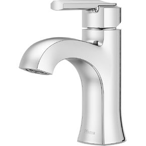 Pfister Vaneri Bathroom Sink Faucet, Single Control, 1-Handle, Single Hole, Matte Black Finish, LF042VRIBB