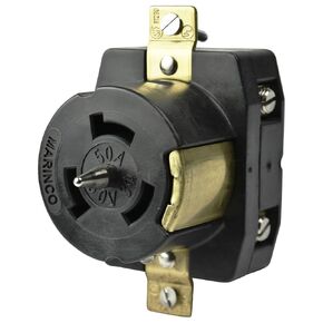 Marinco Power Products CS8169 50A 3 Phase 480V 3P4W Locking Receptacle