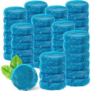 60 عبوة من أقراص تنظيف المراحيض، أقراص تنظيف خزان المراحيض الأوتوماتيكية طويلة الأمد، تنظيف احترافي للمراحيض لإزالة الروائح الكريهة وإزالة الترسبات in Kuwait