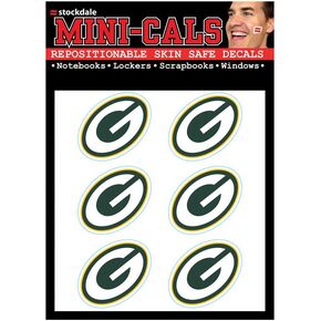 WinCraft NFL Green Bay Packers Face Tattoos, Team Colors, One Size