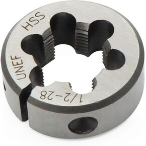 قالب Wulankd 1/2"-28X1" OD عالي السرعة من الفولاذ المستدير القابل للتعديل، قالب قطع خيط لولبي فولاذي أداة من سبيكة in Kuwait