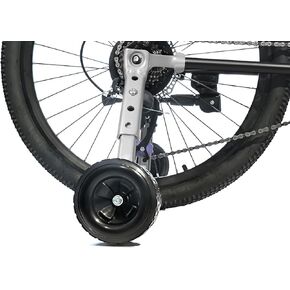 MOSHAY Roll Over Image to Zoom in Bicycle Training Wheels Fits 16 18 20 22 24 inch Variable Bike