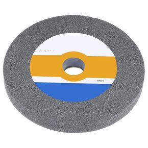 HARFINGTON Bench Grinding Wheel 8 Inch 60 Grit 0.8" Thickness 1-1/4 Inch Arbor Aluminum Oxide Grinding Wheel Grinding and Cutting Grinder Wheel for Cars Ships Machinery, Grey