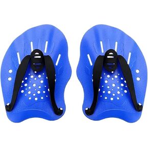 Swim Paddles Hand, Power Swim Training Paddles with Adjustable Straps Swim Paddles Adult Youth Swimming Paddles Professional Swim Hand Paddles for Lap Swimming Gear for Beginner Athlete