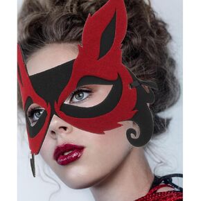 Sexy Fox Half Face Mask Adult Children Mask Halloween Host Banquet Party Eye Face Mask Masquerade Party