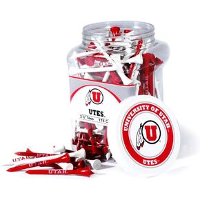 Team Golf NCAA 2-3/4" Golf Tees, 175 Pack, Regulation Size, Multi Team Colors