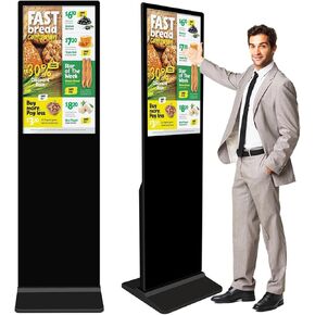 32 in Digital Signage Kiosk Capacitive Touch Screen Kiosk with WiFi USB/APP Software Input Digital Signage Displays Android 11 (4+32g) LCD Kiosk