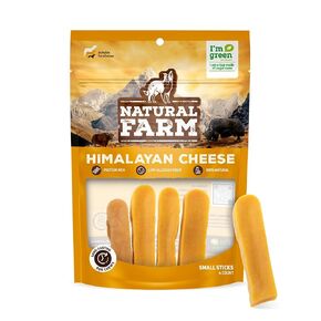 Natural Farm Himalayan Yak Cheese, Protein-Rich, Low-Allergen, Lactose-Free, Gluten-Free, 100% Natural - Medium, 4 Pack