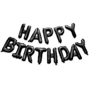 Purple Pink Happy Birthdays Balloons - GREATRIL Happy Birthdays Balloons Letters for Birthdays Unicorn Mermaid Butterfly Party Decorations 16 Inch