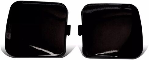 2Pcs Right + Left Side Front Bumper Tow Hook Eye Cover Cap for Toyota RAV4 2009 2010 2011 2012 Silver in Saudi Arabia