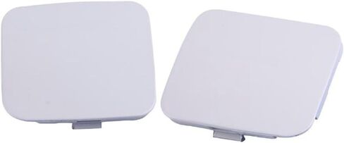 2Pcs Right + Left Side Front Bumper Tow Hook Eye Cover Cap for Toyota RAV4 2009 2010 2011 2012 Silver in Saudi Arabia