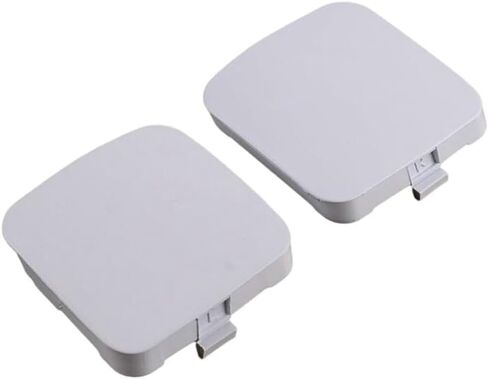 2Pcs Right + Left Side Front Bumper Tow Hook Eye Cover Cap for Toyota RAV4 2009 2010 2011 2012 Silver in Saudi Arabia