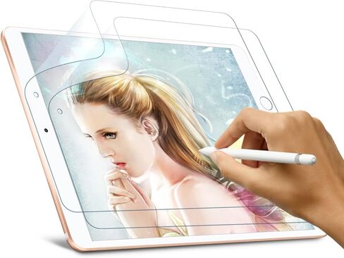 واقي شاشة ورقي من Homagical لجهاز iPad Air 11 M2 2024، واقي شاشة ورقي غير لامع مضاد للتوهج متوافق مع Apple Pencil Pro، الكتابة والرسم والرسم عند الاستخدام على الورق in Saudi Arabia