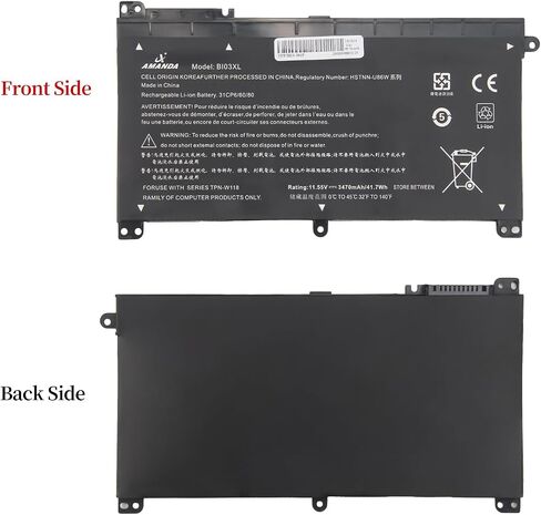 Amanda SS03XL 933321-855 Battery for HP EliteBook 840 G5 G6 EliteBook 730 735 740 745 830 836 846 G5 EliteBook 735 745 830 840 G6 Zbook 14U G6 Series HSN-I12C HSTNN in Saudi Arabia