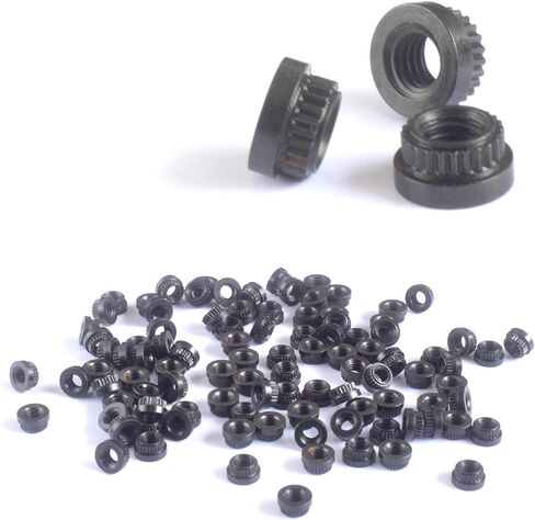 M3 Stainless Carbon Steel Self clinched Clinching Rivet Nut Fastener 30pcs/Pack M3 Carbon Steel Press nut in Saudi Arabia