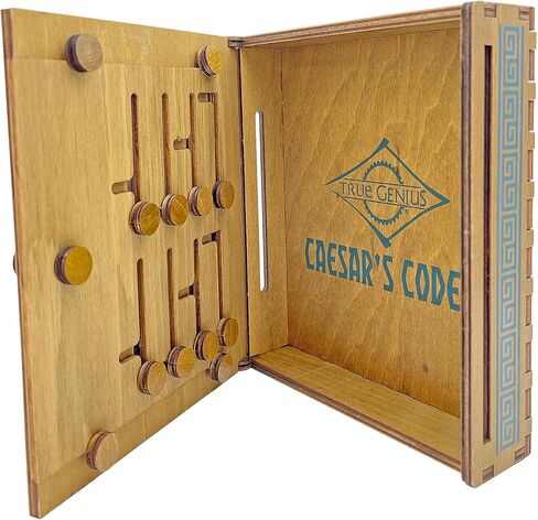 Project Genius True Genius - Pharoah's Tomb Puzzle Box- Gift Box Puzzle, Brain Teaser Box That Holds Gift Cards, Money, Artfully Crafted Wooden Puzzle, Secret Box, Gift Box, Puzzle Box in Kuwait