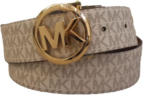 Michael Kors Reversible Buckle Belt (Bright White, Medium) in Saudi Arabia