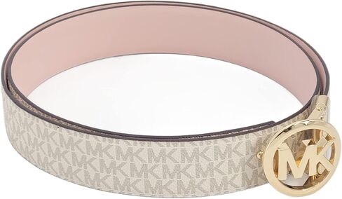 Michael Kors Reversible Buckle Belt (Bright White, Medium) in Saudi Arabia