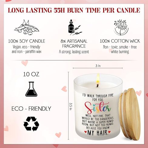 TEEZWONDER Mom Gifts from Daughters - Mothers Day, Christmas, Birthday Gifts for Mom from Daughters, Mama, Bonus Mom, Stepmom Gifts, Long Distance Gifts - Vanilla Lavender Scented Candle 10oz in Kuwait