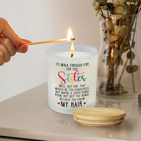 TEEZWONDER Mom Gifts from Daughters - Mothers Day, Christmas, Birthday Gifts for Mom from Daughters, Mama, Bonus Mom, Stepmom Gifts, Long Distance Gifts - Vanilla Lavender Scented Candle 10oz in Kuwait